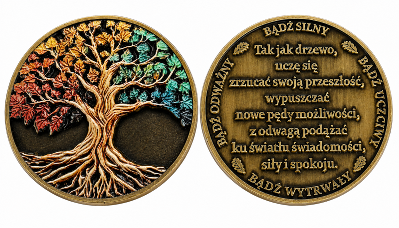 Medal Drzewo Życia – Symbol Siły, Odwagi i Nowych Początków